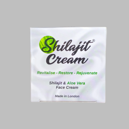 Shilajit and aloe vera face cream