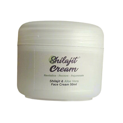 Shilajit and aloe vera face cream